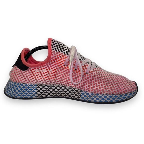Adidas Deerupt 'Red Blue' Casual Sneakers CQ2624 Men's 12 - Picture 7 of 11